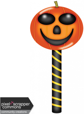 Witch's Brew Pumpkin Lollipop Graphic By Dawn Prater - Jack-o'-lantern (456x456)