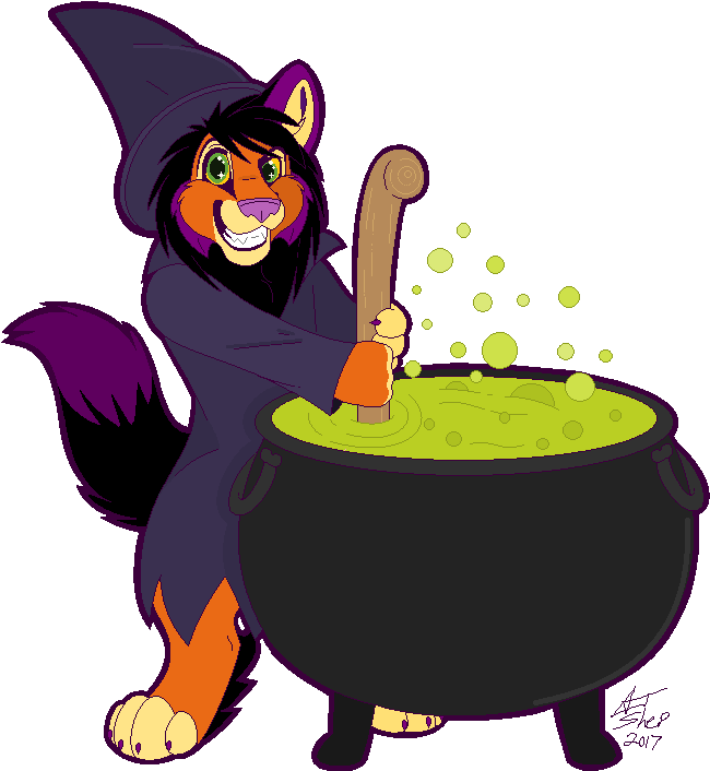 Corby Lion/wolf Holiday Chibi - Cartoon (661x718)
