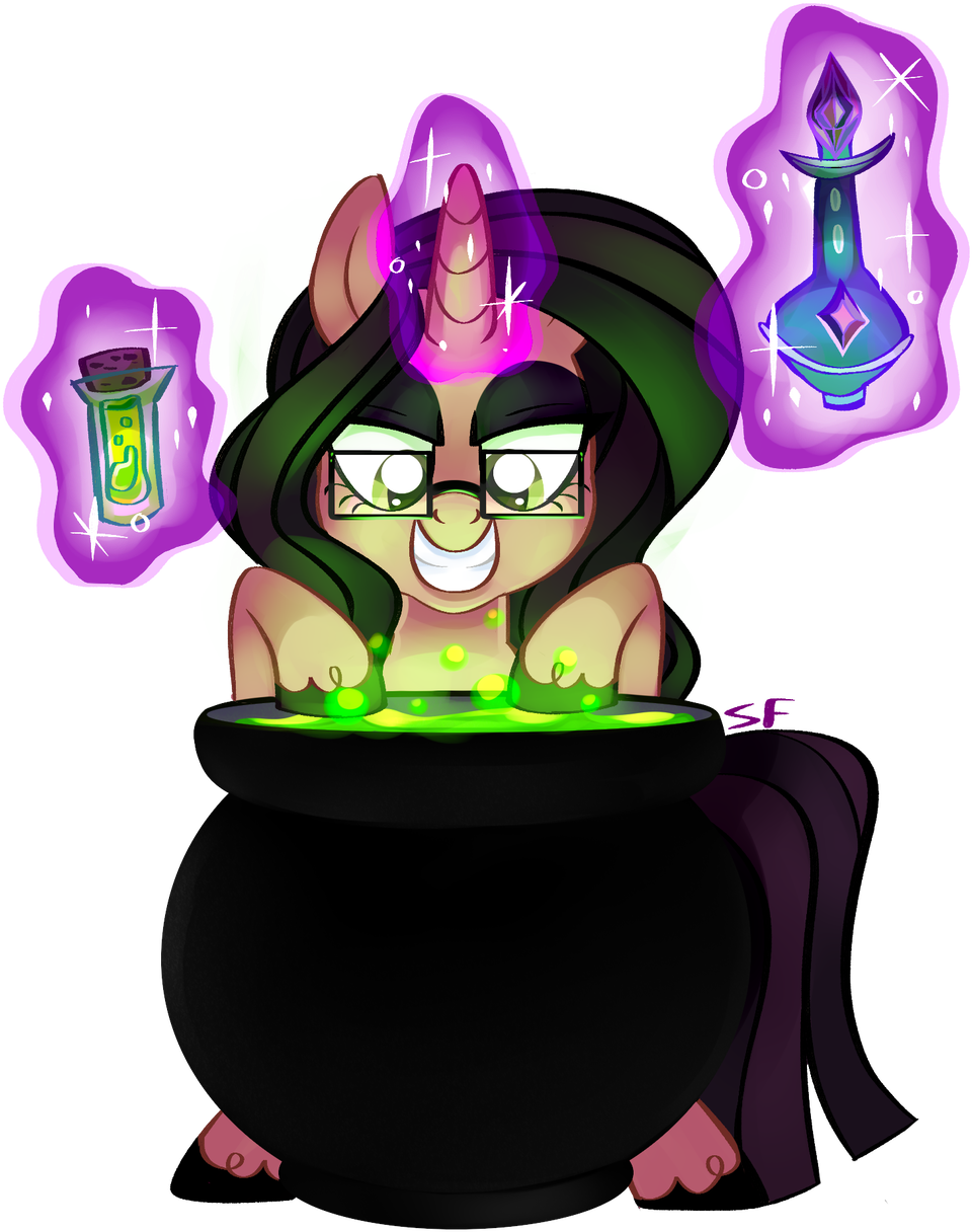 Witches Brew By Sugahfox - Cartoon (1024x1303)