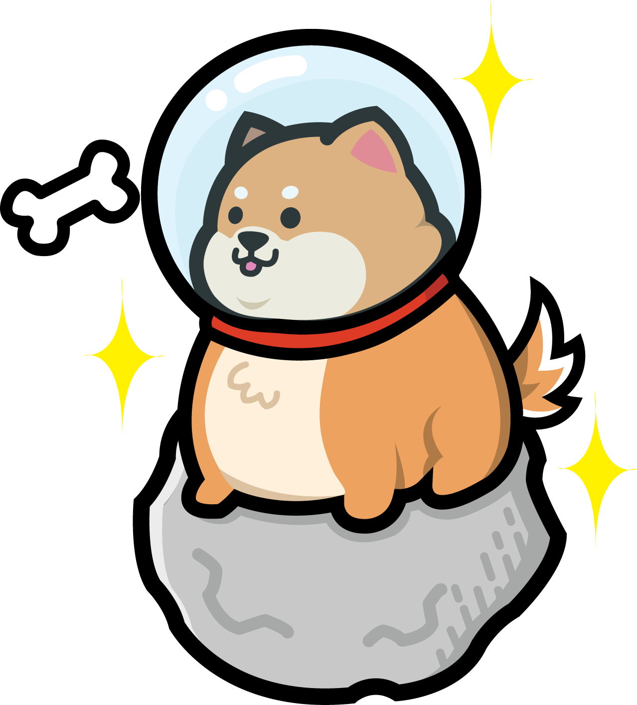 Space Shiba - Space Shiba (1278x1415)