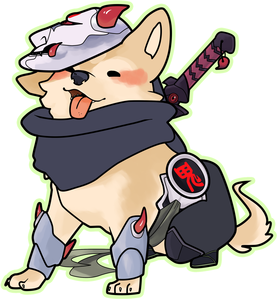 Art Time Finished Up The Genjis You Can Find The Dog - Shiba Genji (1280x1280)