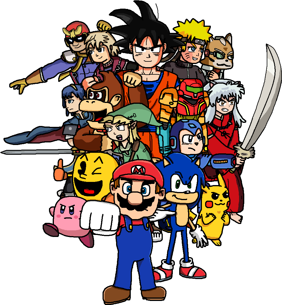 Super Smash Flash - Super Smash Bros. (1068x1106)