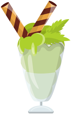 Ice Cream Sundae Png - Helado De Menta Png (512x512)