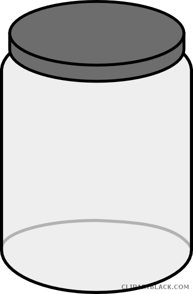 Mason Jar Tools Free Black White Clipart Images Clipartblack - Mason Jar Tools Free Black White Clipart Images Clipartblack (390x595)