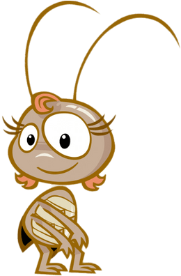 Lottie Dottie Chicken Character Connie Cockroach Looking - Lottie Dottie Chicken Mary (400x400)