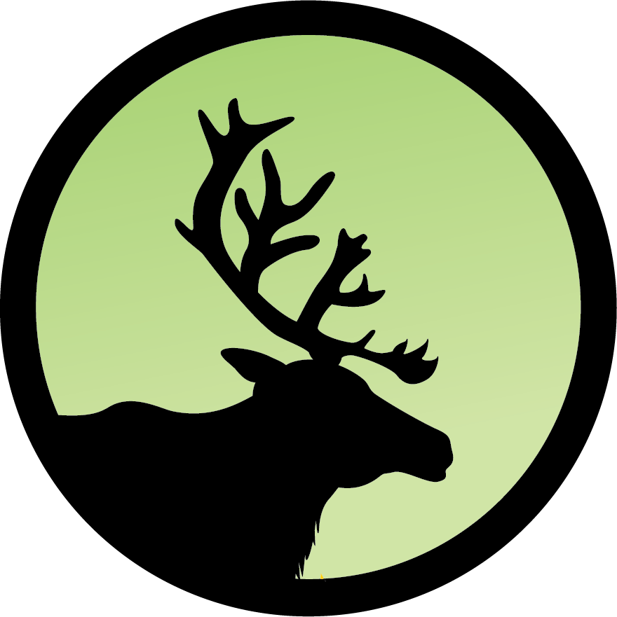 Use Neodymium Magnets For Art Or Makeup Brush Organization - Reindeer Silhouette (880x881)