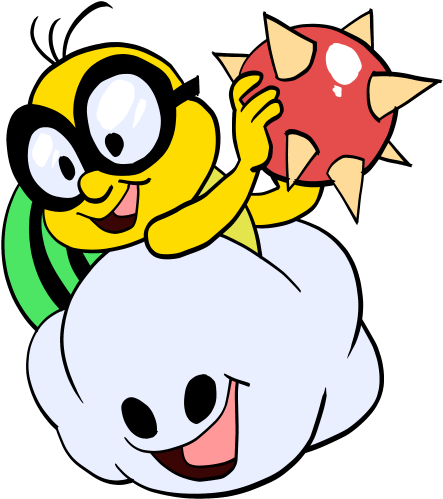 Lakitu Is Basically The Elmer Fudd Of The Super Mario - Cartoon (500x500)