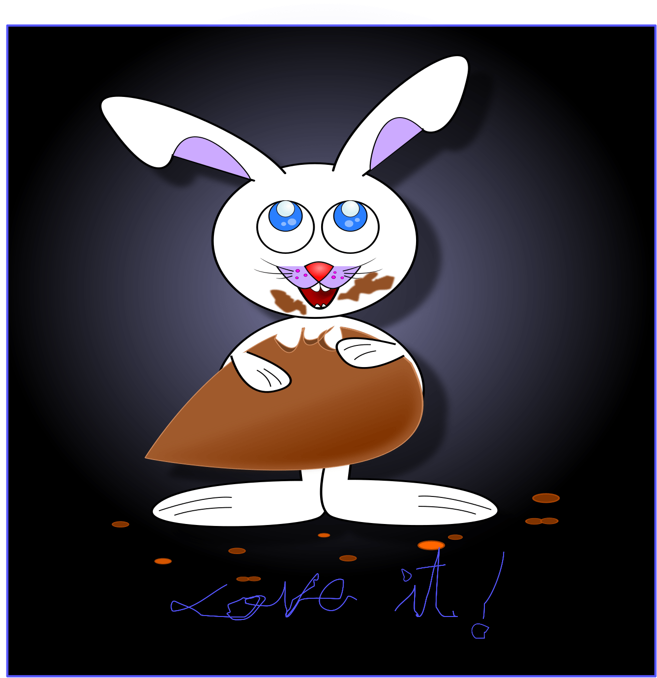Chocolate Easter Bunny Clip Art - Easter Bunny (1697x2400)