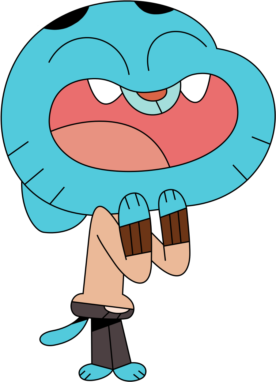 The Amazing World Of Gumball Crying - Tawog Gumball Vector (936x1280)