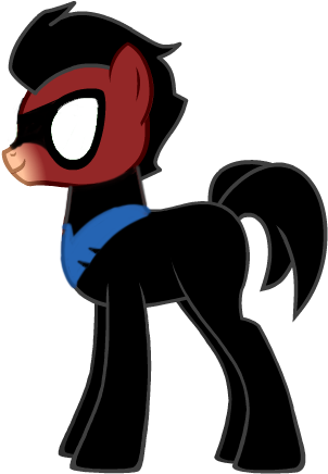 Nightwing's Avatar - Nightwing Pony (416x451)