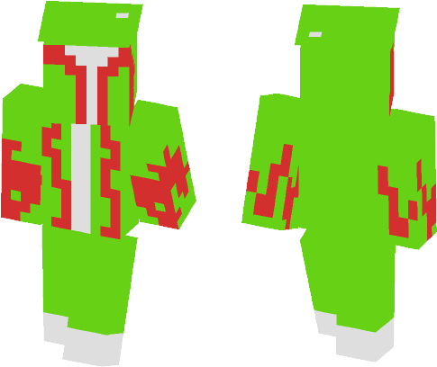 Christmas Boba Fett - Spider Man Homecoming Minecraft Skin (584x497)