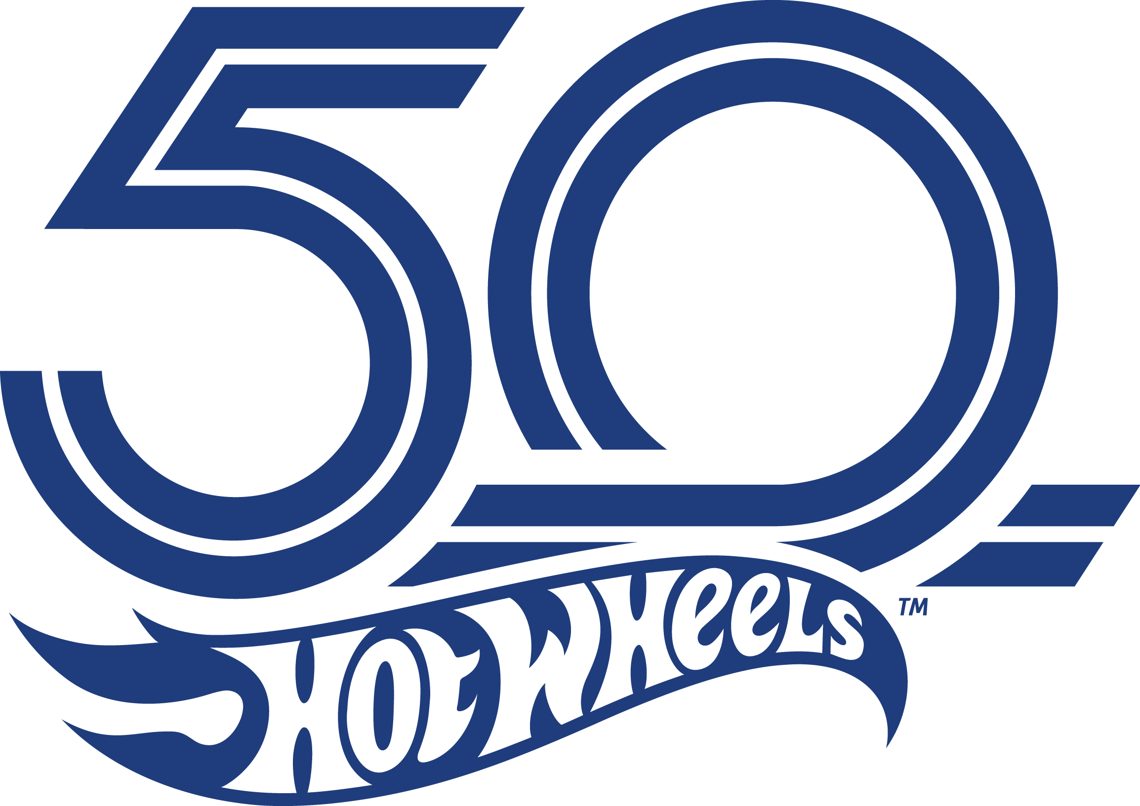 2018 Hot Wheels 50th Logo - Hot Wheels 50th Logo (2308x1633)