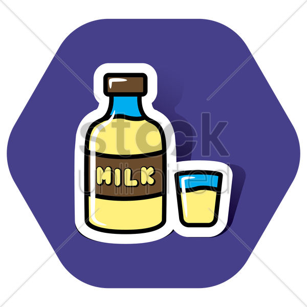 Milk Clipart Milk Energy Drink Clip Art - Illustration (600x600)