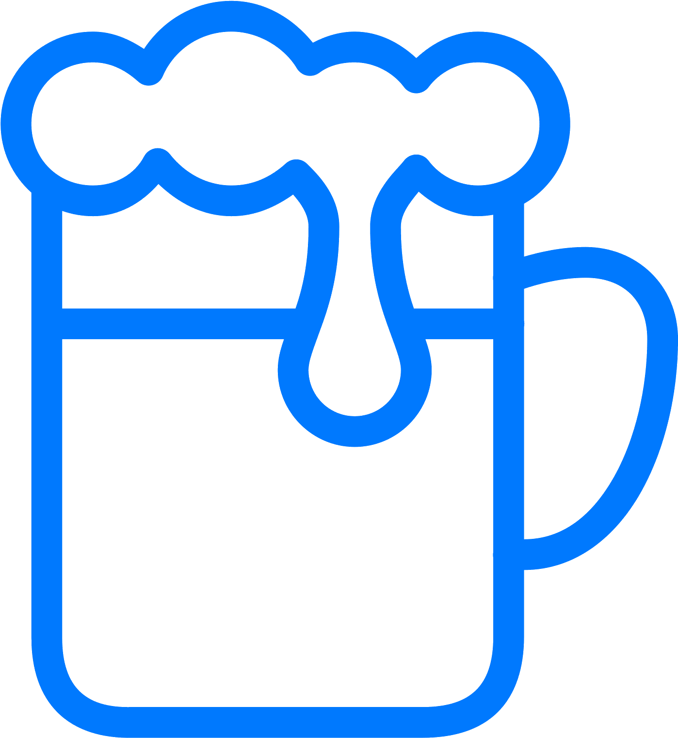 Root Beer Clipart Spilled Beer Bottle - Cocktail Icon Png (1600x1600)
