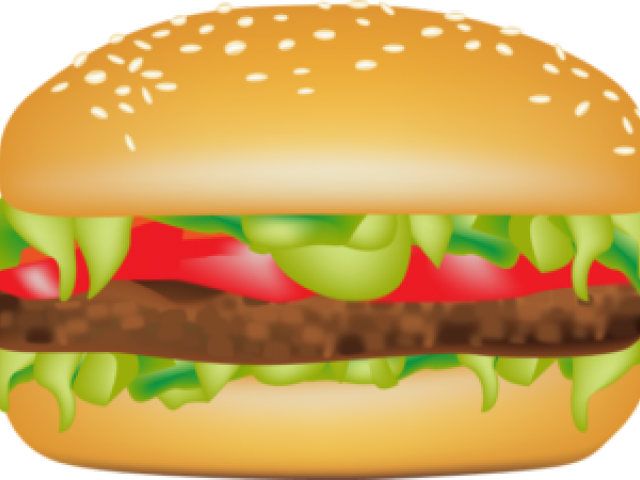 Burger Clipart Animated - Cheeseburger Clip Art Png (640x480)
