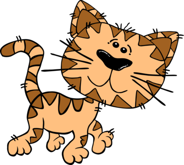 Cat Kitten Felidae Cartoon Pet - Cat Cartoon Transparent Background (380x340)