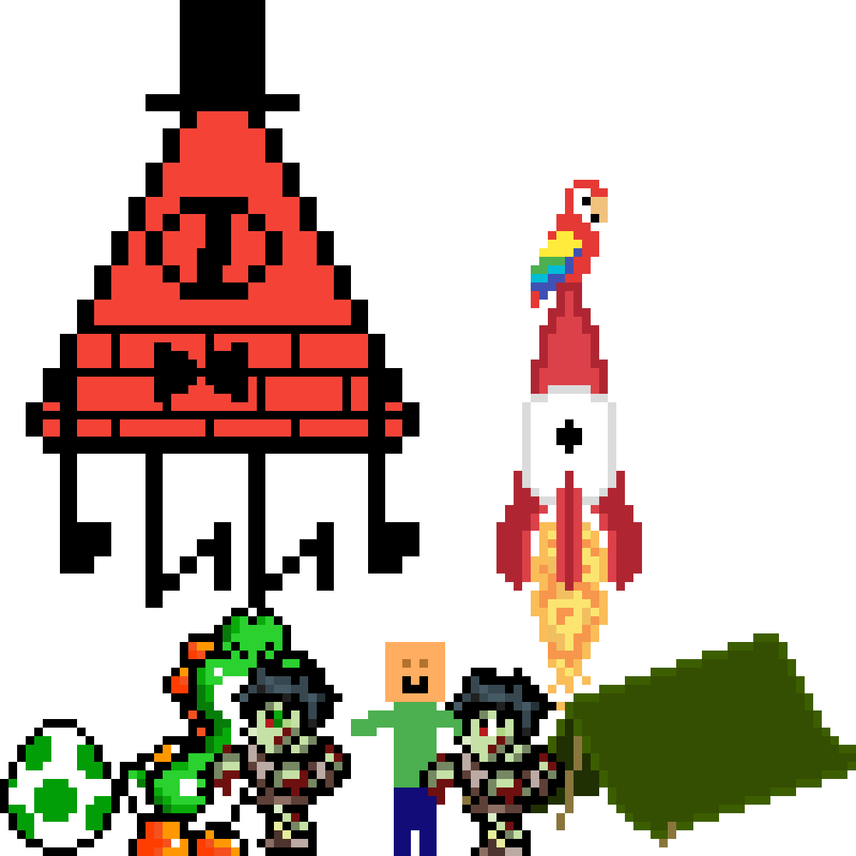 The Walking Dead - Bill De Gravity Falls En Gif (1200x1200)