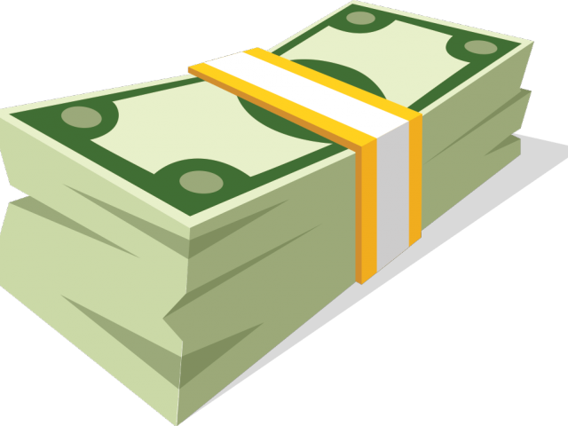 Cash Clipart Cash Stack - Stacks Of Money Clipart (640x480)