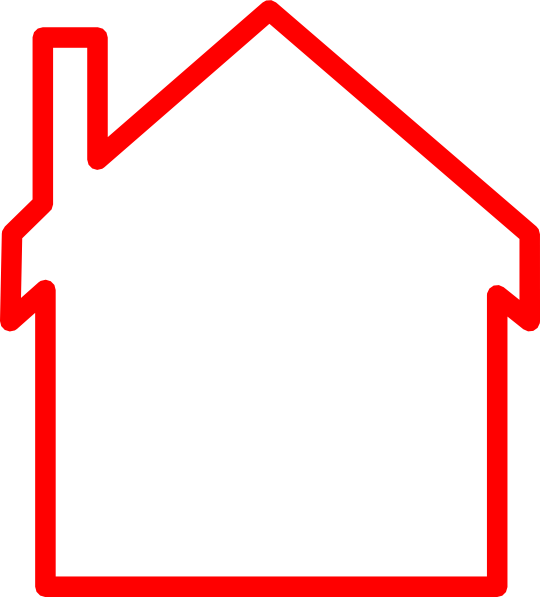28 Collection Of Red House Outline Clipart - 28 Collection Of Red House Outline Clipart (540x597)