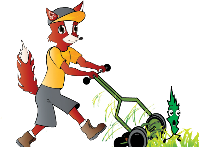Lawn Clipart Blade Grass - Cartoon (640x480)