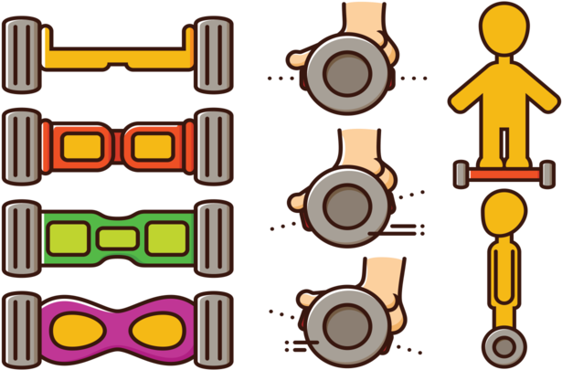 Segway Iconos Vectoriales Orangereebok - Segway Iconos Vectoriales Orangereebok (700x490)