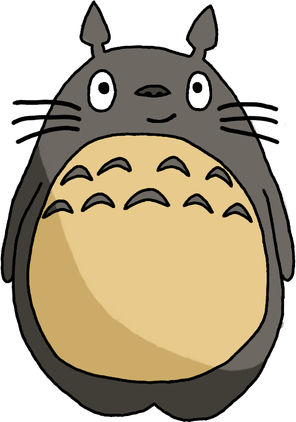 Totoro By Theducktorwho - Кот Тоторо (624x932)