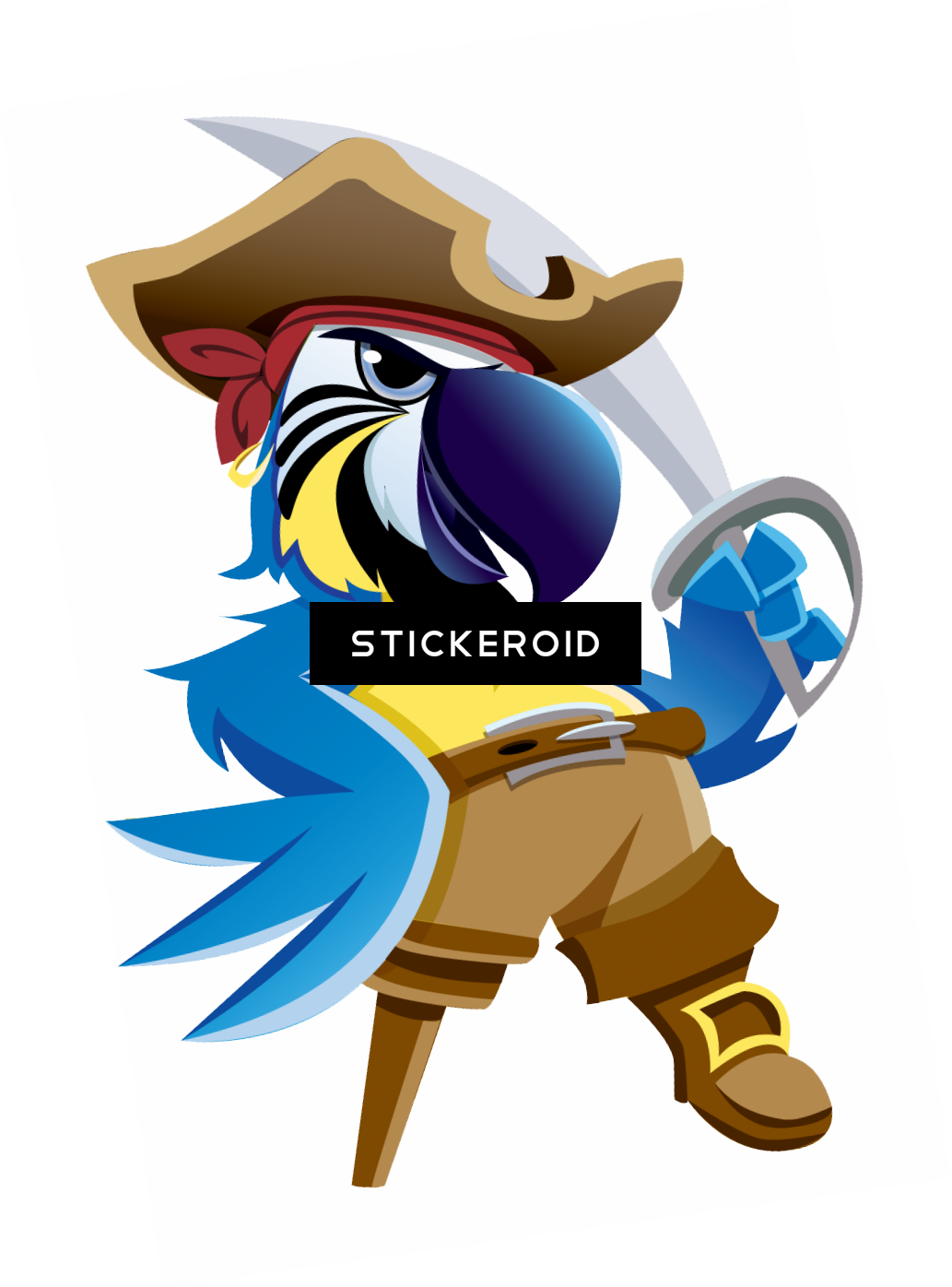 Pirate Parrot - Pirate Parrot Png (1033x1396)