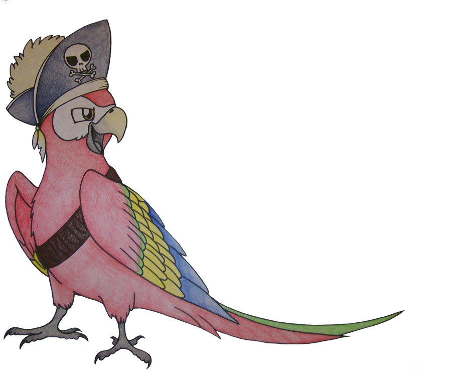 Pirate Macaw By Nukeleer - Parrot (1024x770)