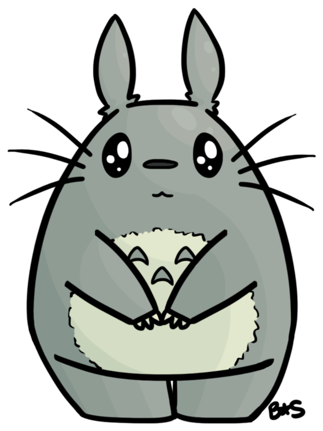 Totoroo~ By Bluessunshinee Character Wallpaper, My - Cartoon (894x894)