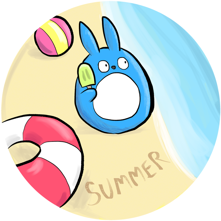 Totoro Summer Time By Xxlpanda - Circle (942x848)