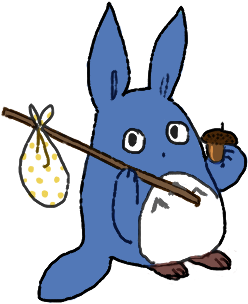 Totoro-y By Shelbyllyn - Cartoon (381x343)