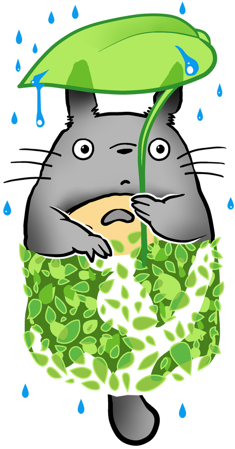 Pocket Totoro By Nippyer - Cartoon (600x911)
