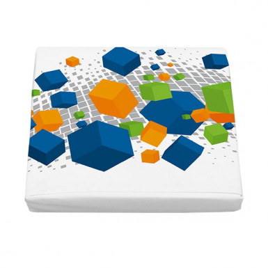 Seat & Floor Cushion Large Promotional Square Seat - Diagram (385x385)