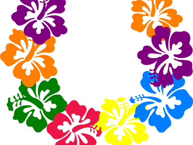 Necklace Clipart Flower - Hibiscus Clip Art (640x480)