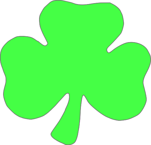 Shamrock 01 /holiday/saint Patricks Day/shamrock - Saint Patrick's Day Name Tags (487x468)