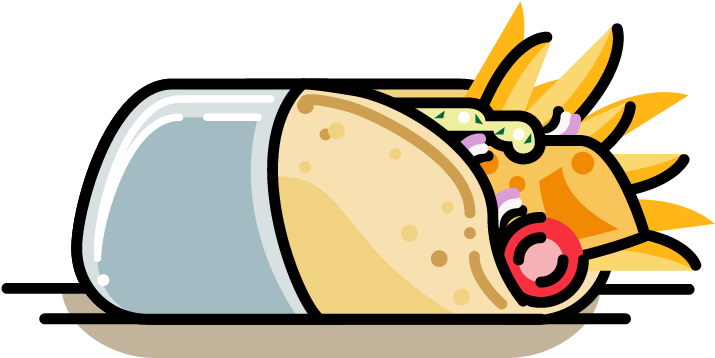 Souvlaki Pita Chicken 4,70 Euro - Souvlaki Clipart (715x358)