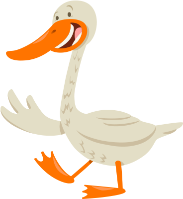 Goose-large - Illustration (409x413)