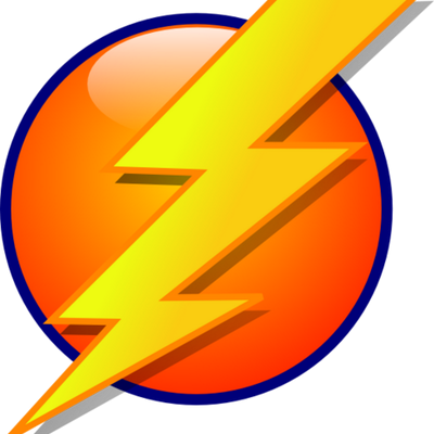 Overlee Weather - Lightning Bolt Clipart (400x400)