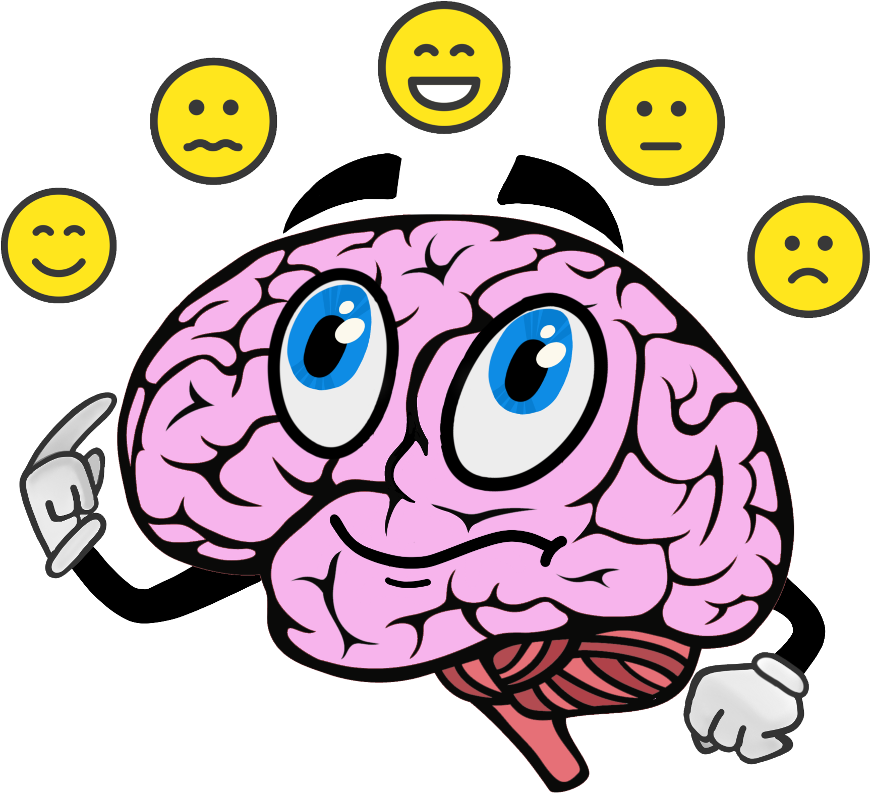 Would Your Child Like To Learn More About Emotions - Outline Picture Of The Brain (2224x1668)