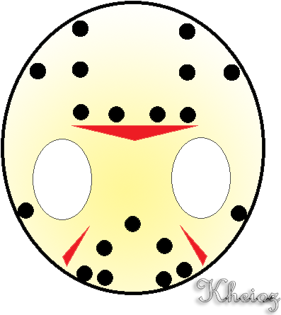 Chibi Jason's Mask By Xxkheiozxx - Circle (427x468)