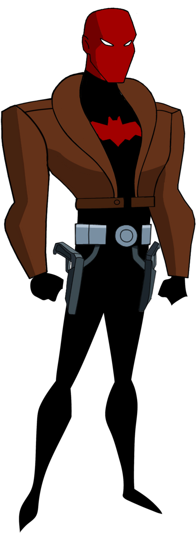 Batman Clipart Nightwing - Red Hood Jason Todd Dcau (1024x2048)