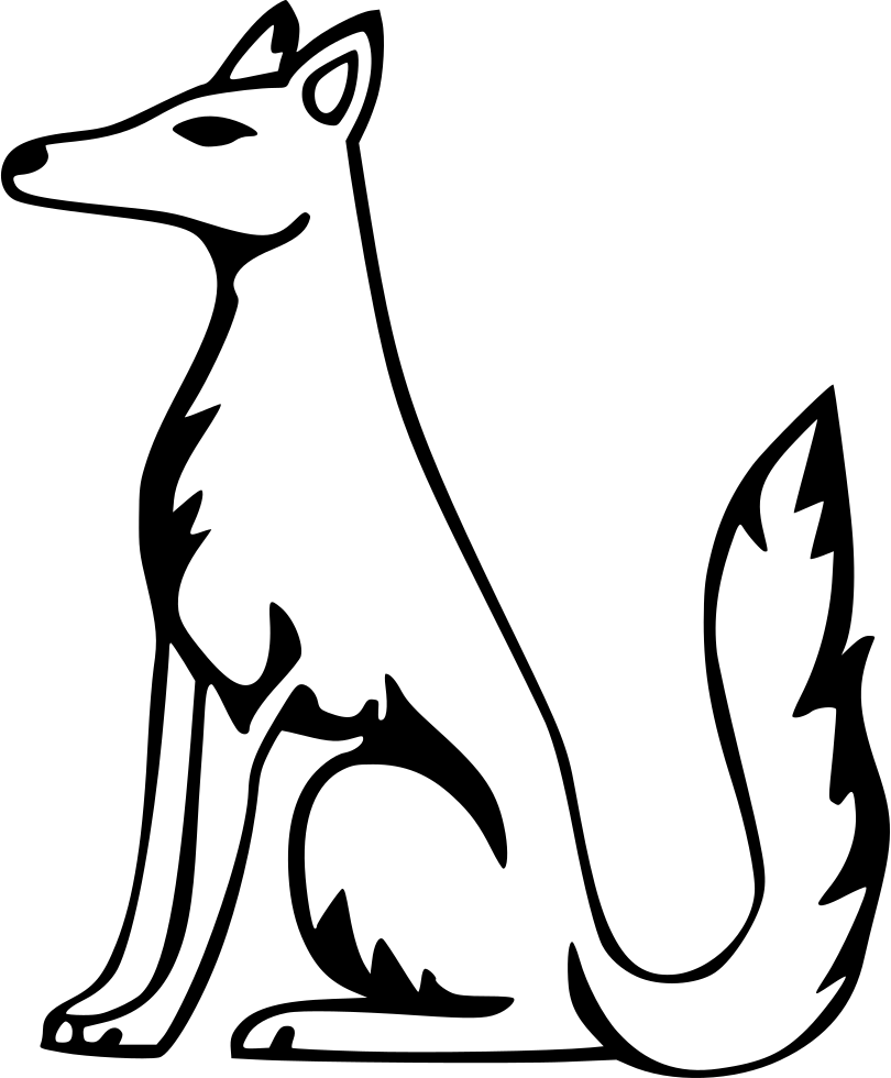 Fox Svg Png Icon Free Download Onlinewebfonts - Fox Svg Png Icon Free Download Onlinewebfonts (810x980)