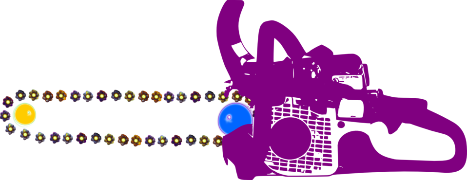 Chain Flowers Against Patriarchy - Motosserra Da Stihl 170 (958x370)