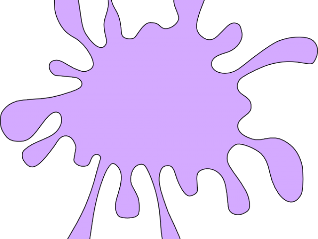 Mud Clipart Paint Blob - Purple Paint Splatter Clipart (640x480)