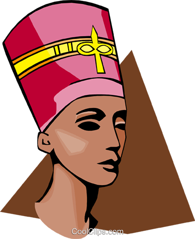 Woman's Head Royalty Free Vector Clip Art Illustration - Woman's Head Royalty Free Vector Clip Art Illustration (392x480)