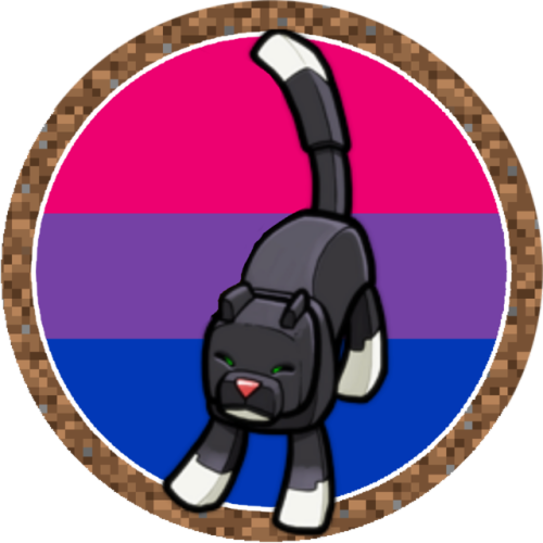 Bi Tuxedo Cat For Anon - Cartoon (500x500)