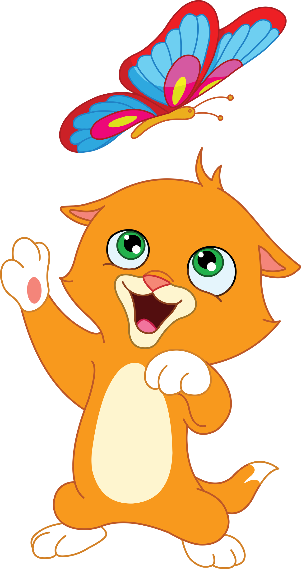 It Was A Beautiful Day To Bring Out Our Cats And Kittens - Картинки Png Мультяшки (1269x2400)