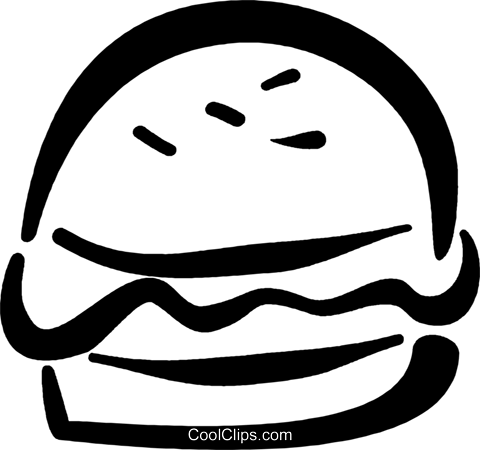 Hamburger Royalty Free Vector Clip Art Illustration - Vetor Lanches Png (480x450)