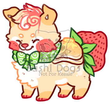 O-0351 Strawberry Cheesecake Pancake By Sooshdatabase - O-0351 Strawberry Cheesecake Pancake By Sooshdatabase (400x363)