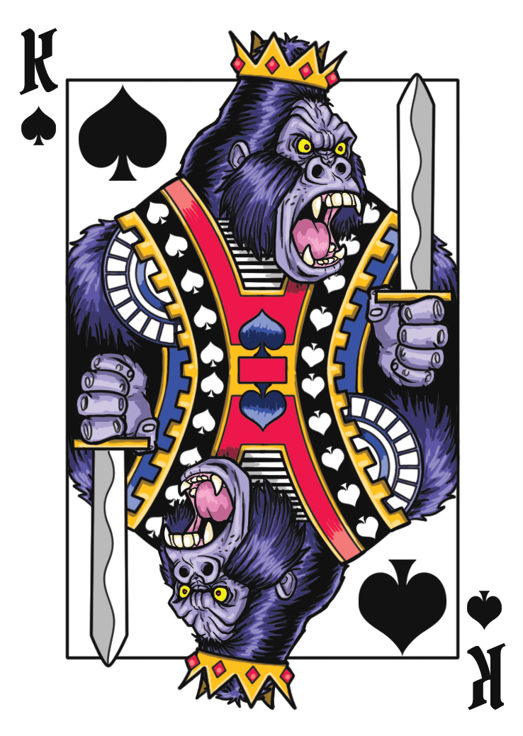 Deck Harambe Playing Cards Albino Dragon Ⓒ - Illustration (1041x1341)